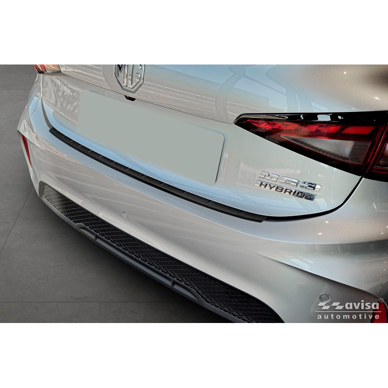Avisa Protection de seuil arrière inox noir mat sur mesure MG 3 III 2024- 'Ribs'