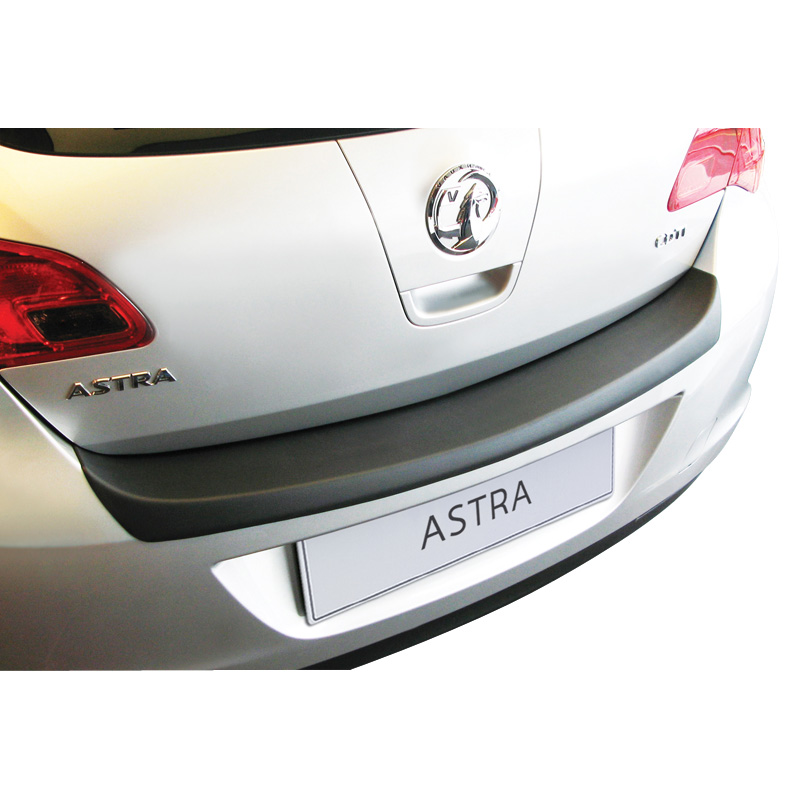 Protection de seuil arrière (ABS) sur mesure pour Opel Astra J 5 portes 12/2009-9/2012 Noir