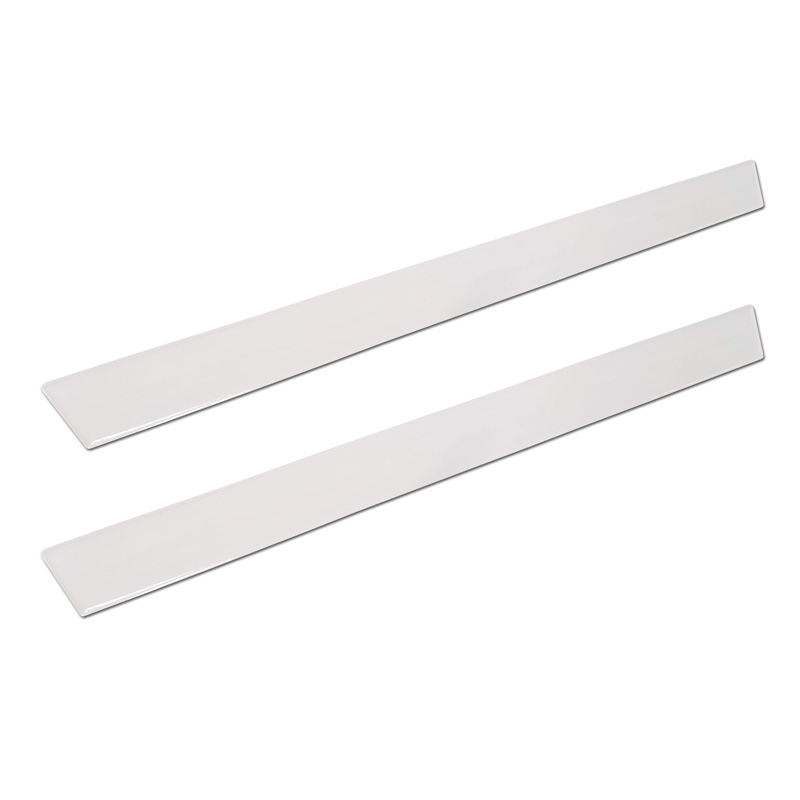 Avisa Seuils de portes universels 'Shadow Premium' Aluminium/Noir 2-pièces - 54 x 4 cm