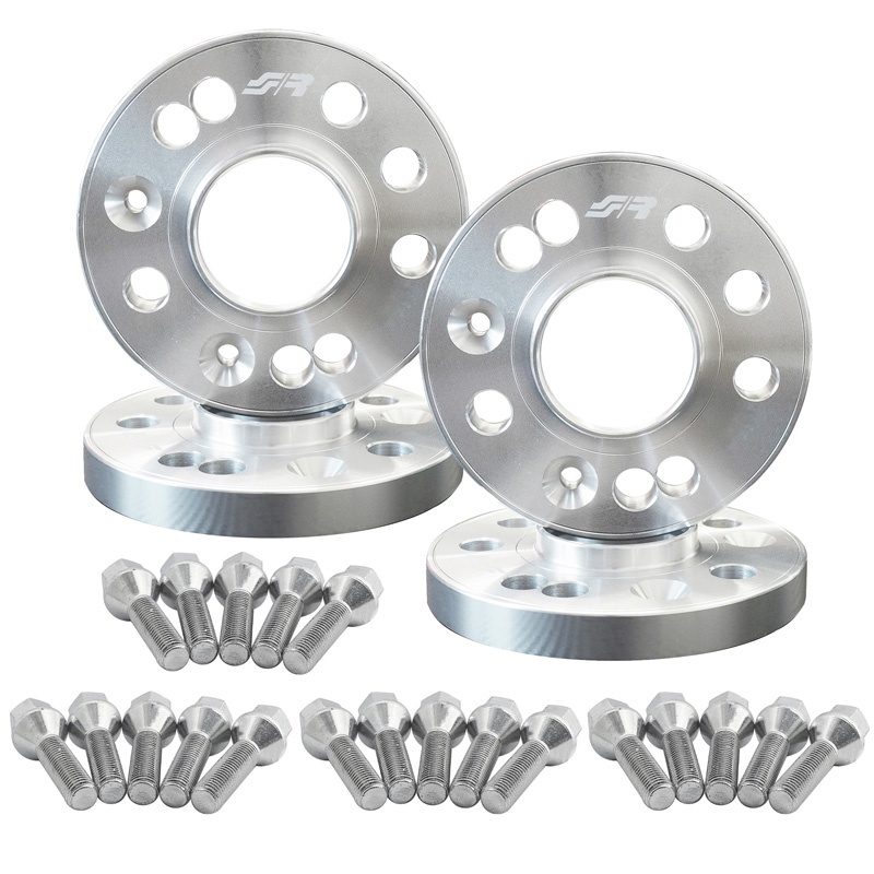 Simoni Racing Kit d'Élargisseurs de Roue en aluminium - 2x16mm(AV) - 2x20mm(AR) (Moyeu 58,1mm) avec boulons de roue - sur mesure pour Alfa Romeo divers