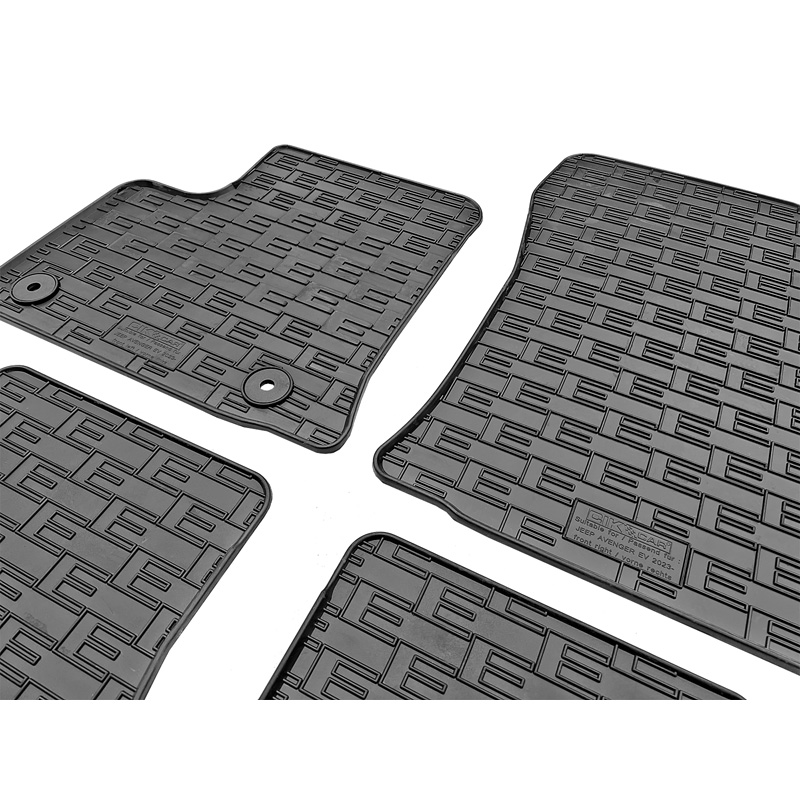 Set tapis de caoutchouc sur mesure pour Jeep Avenger (electric) 2023- & Fiat 600e 2023- (4-pièces + points de fixage)