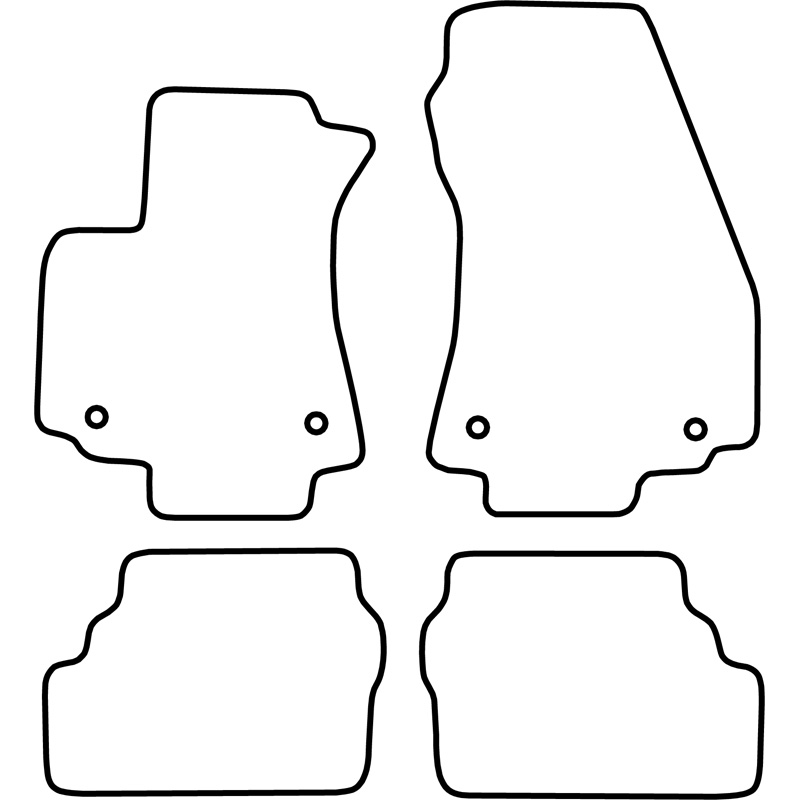 Set de tapis de sol sur mesure pour Opel Zafira A 1999-2004
