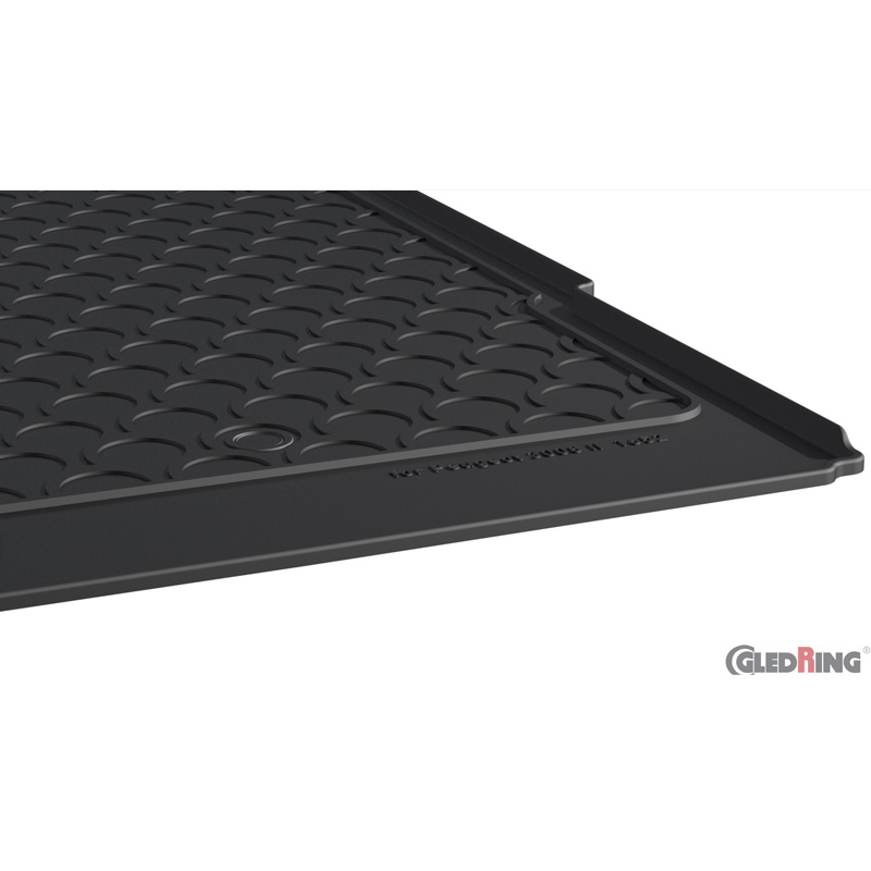 Coquille coffre-arrière Rubbasol (caoutchouc) sur mesure pour Peugeot 3008 II 2016-2024 (Sol en haut)