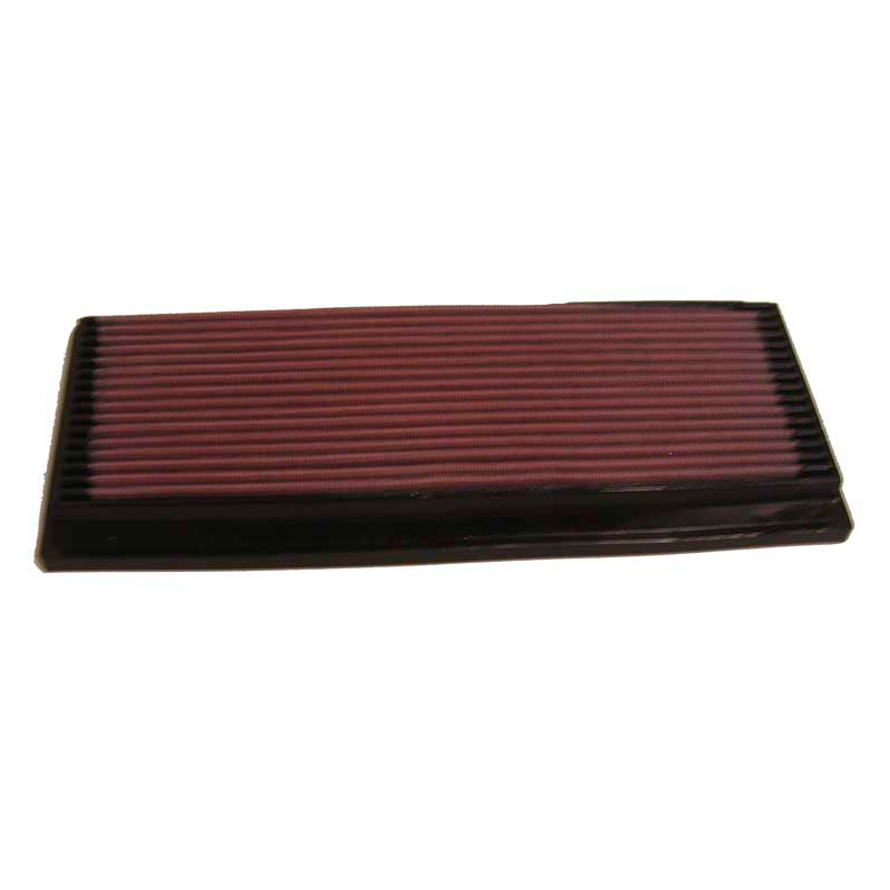 K&N Filtre à air de remplacement sur mesure pour Jeep Cherokee, Comanche, Wagoneer 2.5 1986 / Wrangler 2.5, 4.0, 4.2 1987-1997 (33-2046)