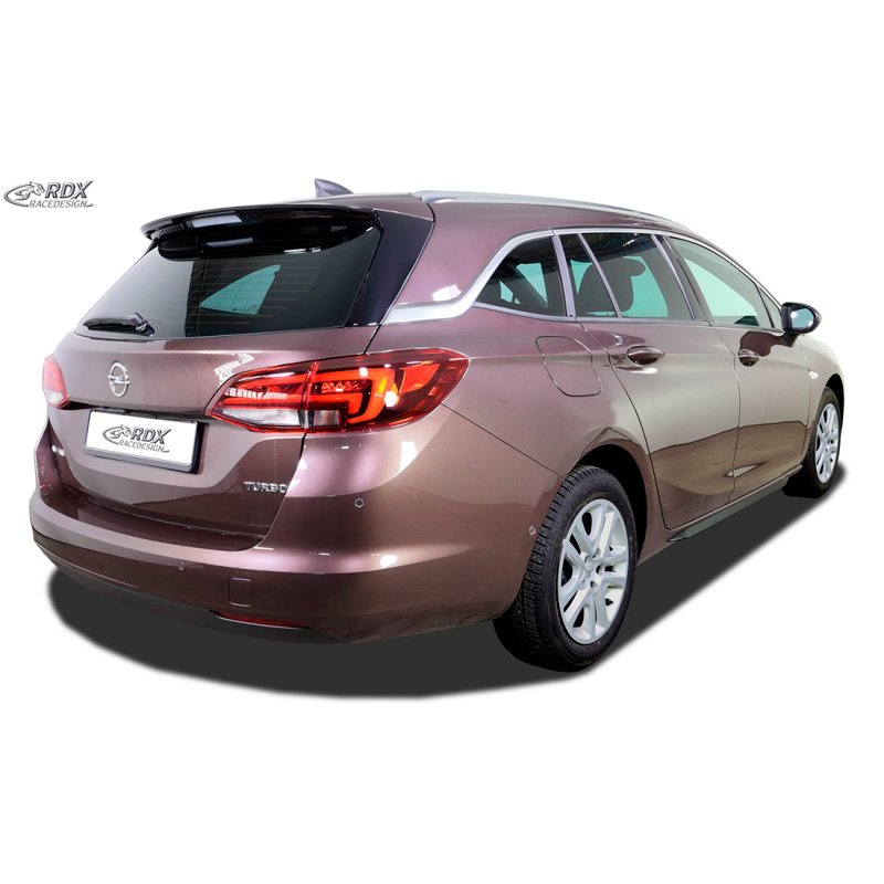 Jupes latérales 'Slim' sur mesure pour Opel Astra K Sportstourer 2015- (ABS noir luisant)
