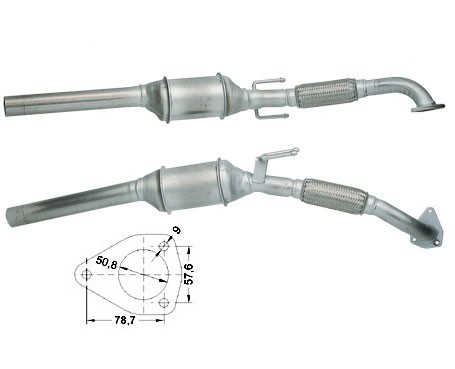 VW BORA 1.9TDi 1896 cc 81 Kw / 110 cv AHF Magnaflow CAT Bouwjaar