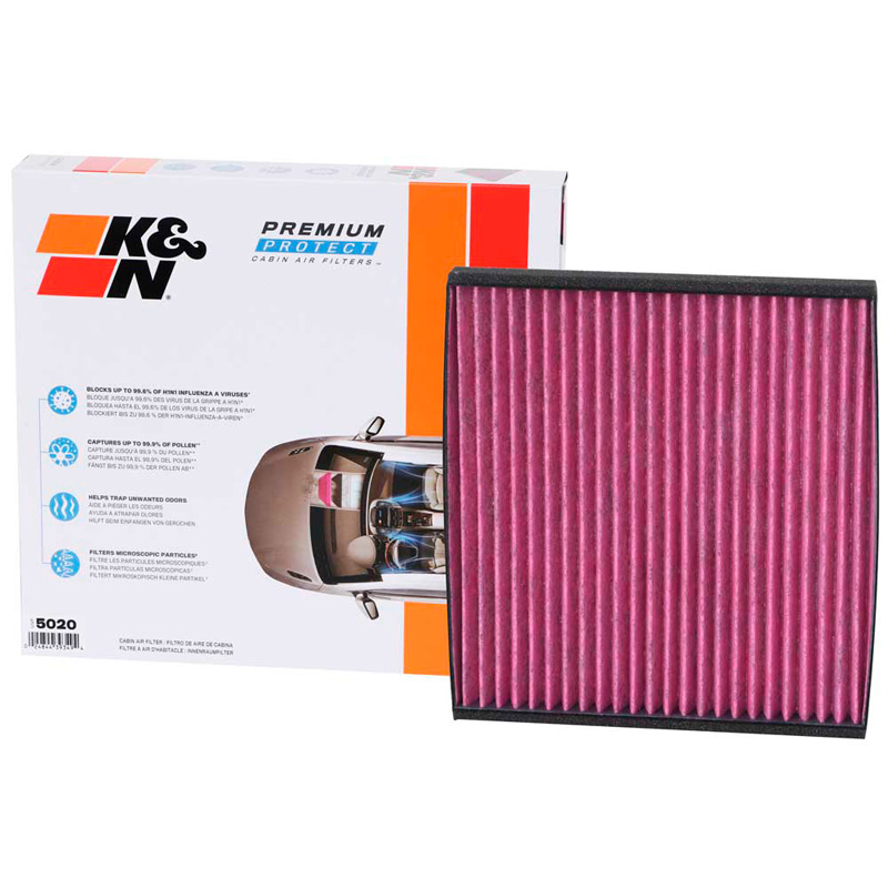 K&N Filtre à Air d'Habitacle Jetable Premium sur mesure pour Toyota divers modèles (DVF5020)