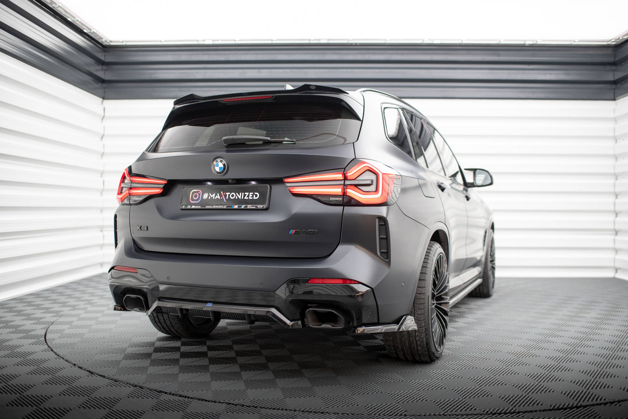 Bodykit passend voor BMW X3 G01 LCI M-pakket 2021-2024 Maxton Glanzend zwart