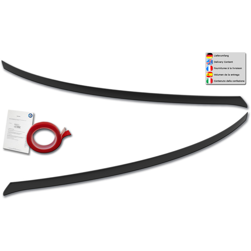 RDX Spoilers de phares sur mesure pour Audi Q5 (FY) Facelift incl. Sportback 2021-2025 (ABS)