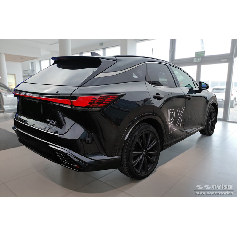Protection de seuil arrière inox sur mesure pour Lexus RX V 2022-