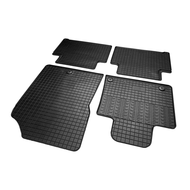 Set tapis de caoutchouc sur mesure pour Kia Sorento IV (MQ4) 2020- excl. Hybrid (4-pièces + points de fixage)