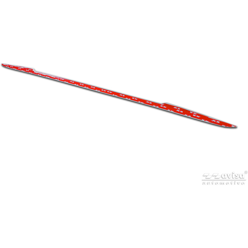 Avisa Revêtement d'habillage du hayon du coffre inox brossé sur mesure pour Toyota Yaris Cross (MXP) 2020-