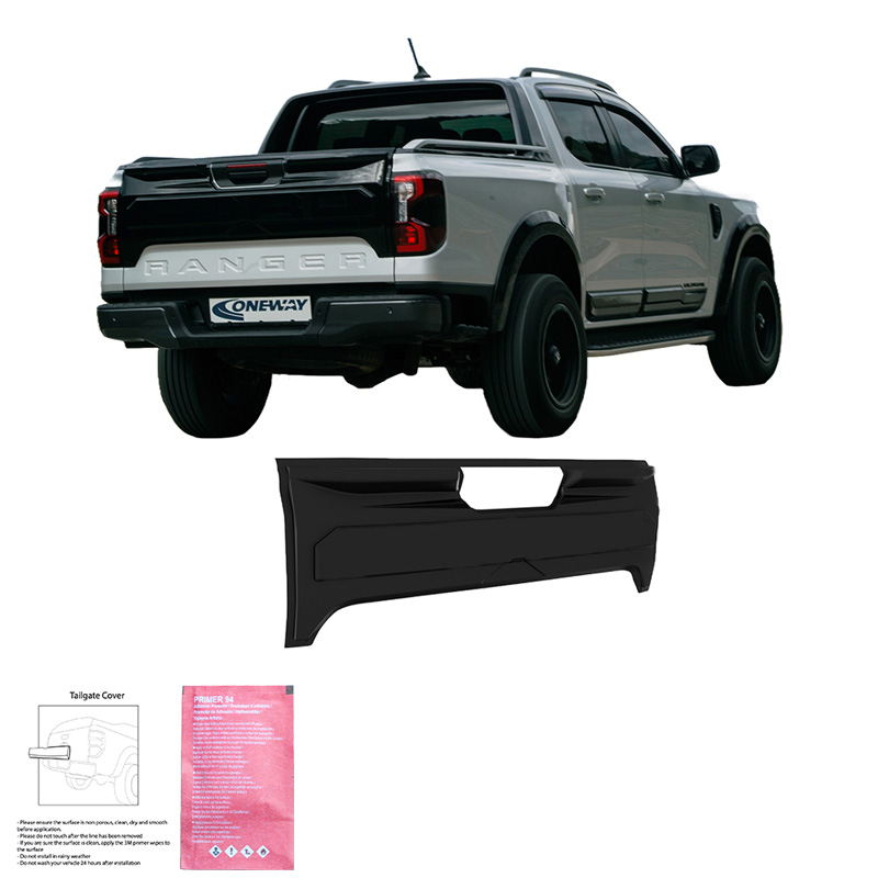 Protecteur de hayon sur mesure pour Ford Ranger T9 2022- - Noir mat