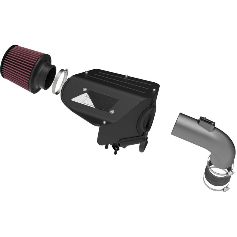 K&N Kit d'admission Typhoon sur mesure pour BMW 340i & 440i 3.0L L6 2016-2020 (69-2029TC)