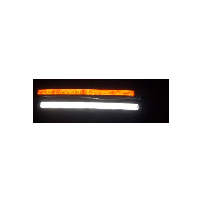Set Feux Diurnes Universel (DRL) + Clignotants - 2in1 'DayLightGuide'- 165x18,5x36,5mm - incl. Homologation E
