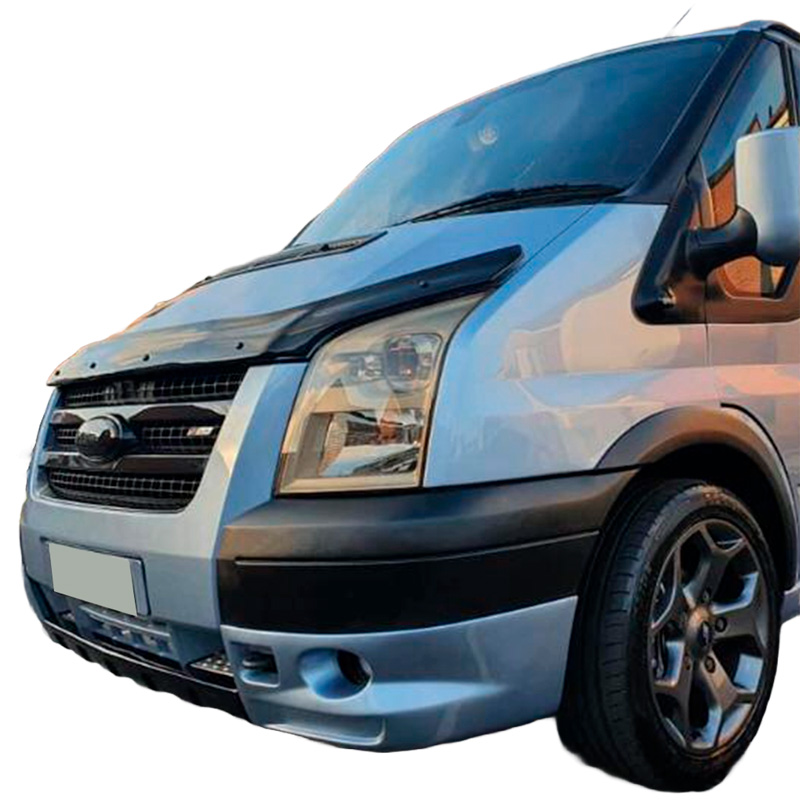 Protection du capot sur mesure pour Ford Transit MK7 2006-2014 - Noir brillant