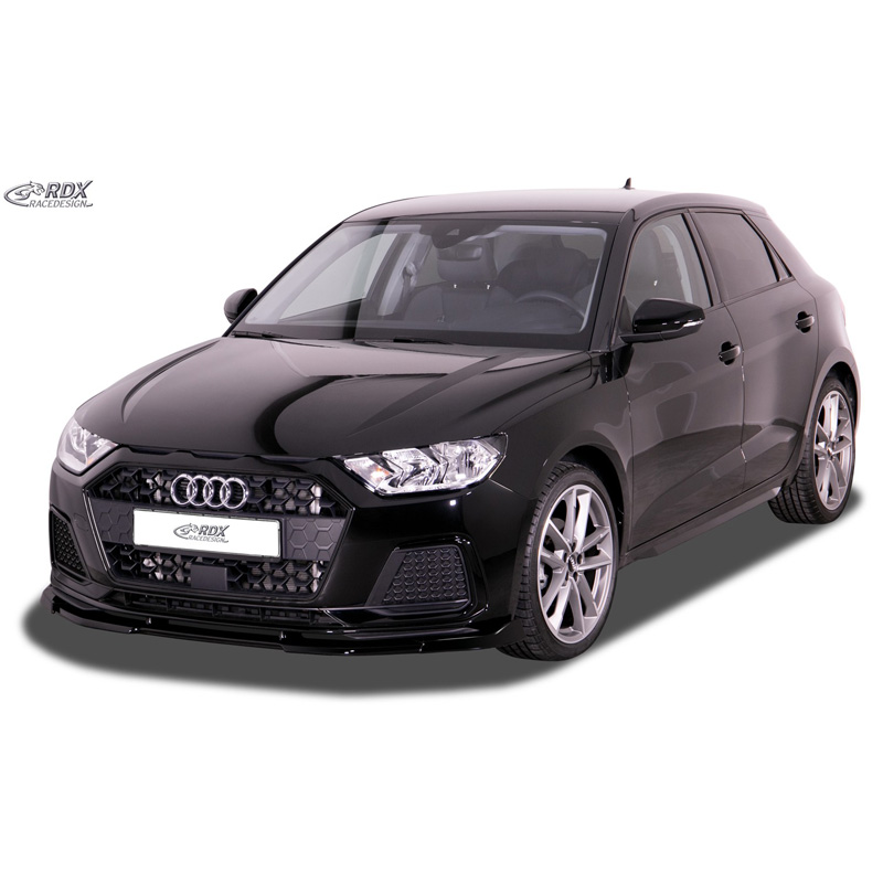 Jupes latérales 'Slim' sur mesure pour Audi A1 (GB) 2018- (ABS noir luisant)