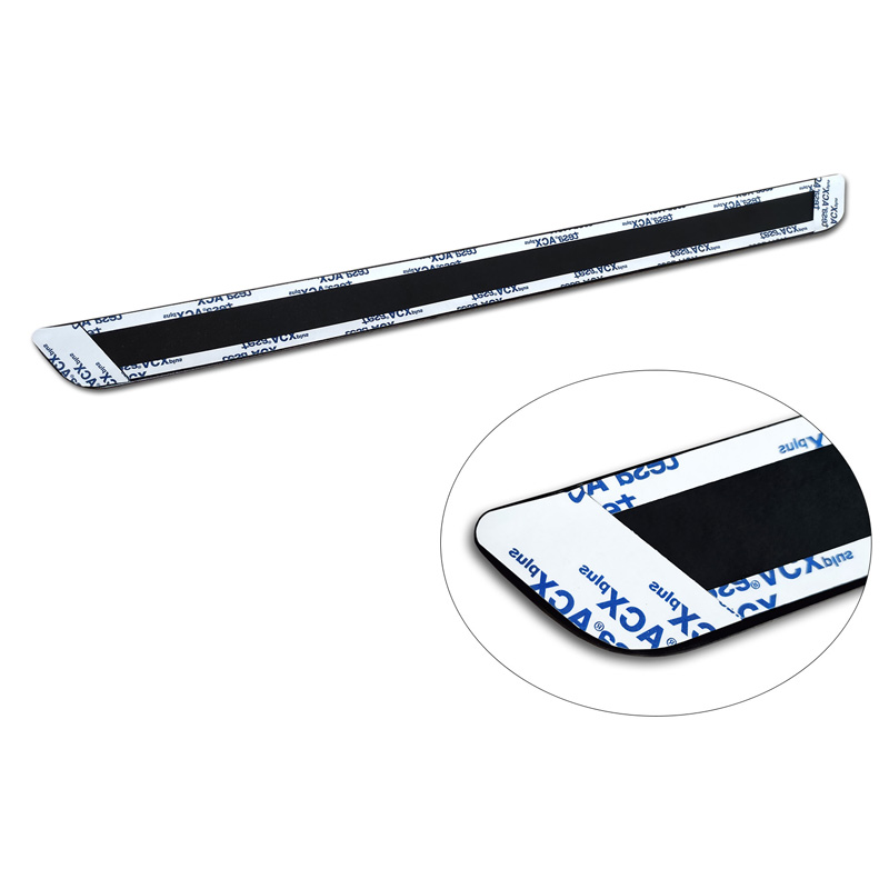 Seuils de portes aluminium 'Riffled Plate' sur mesure pour Kia Sportage (NQ5) 2021- - 2-pièces - Noir