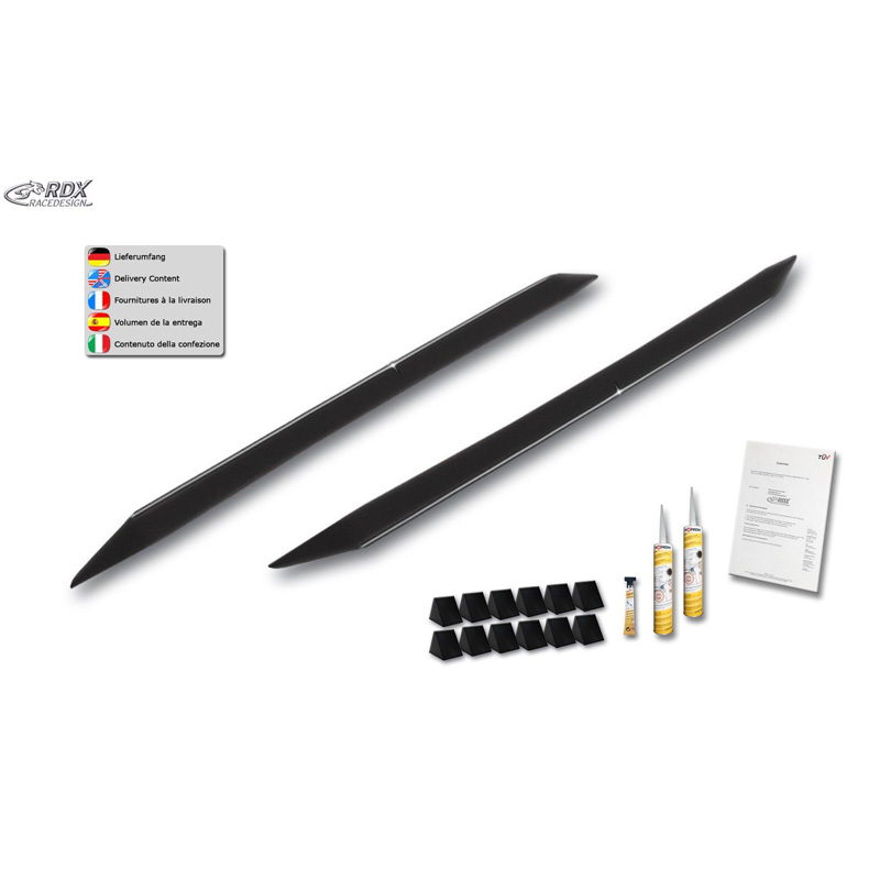 Jupes latérales sur mesure pour Volkswagen Golf VIII 2020- 'Slim' (ABS)