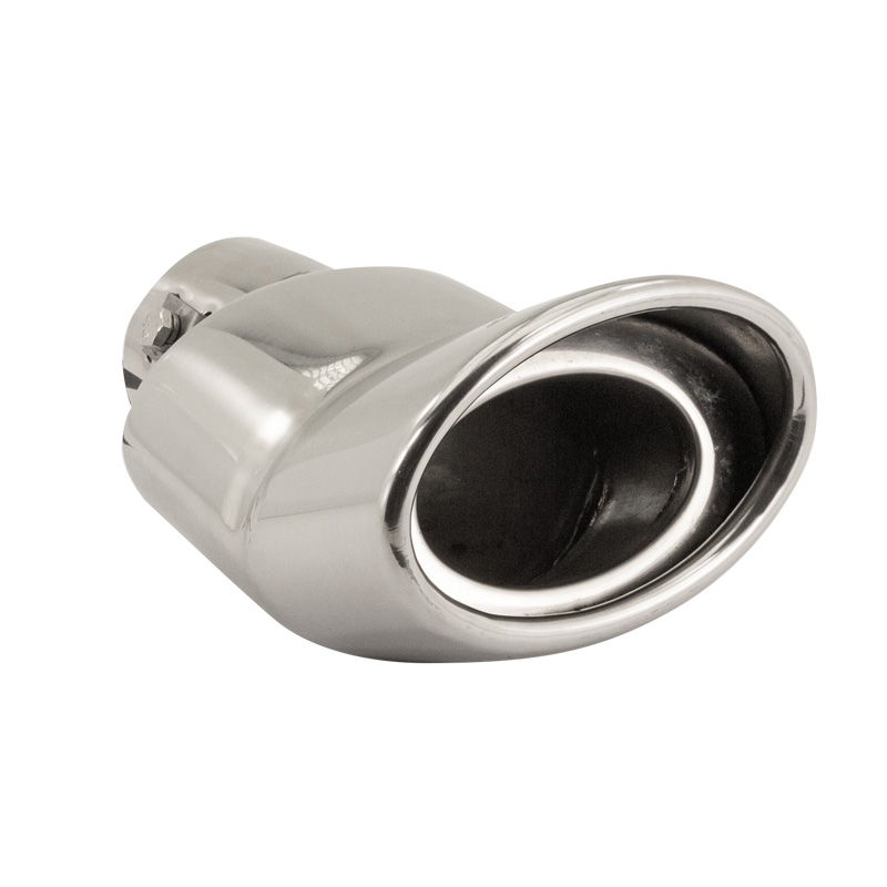 Simoni Racing Embout d'Échappement Ovale DTM Inox - 118x70xL160mm - Montage ->57mm