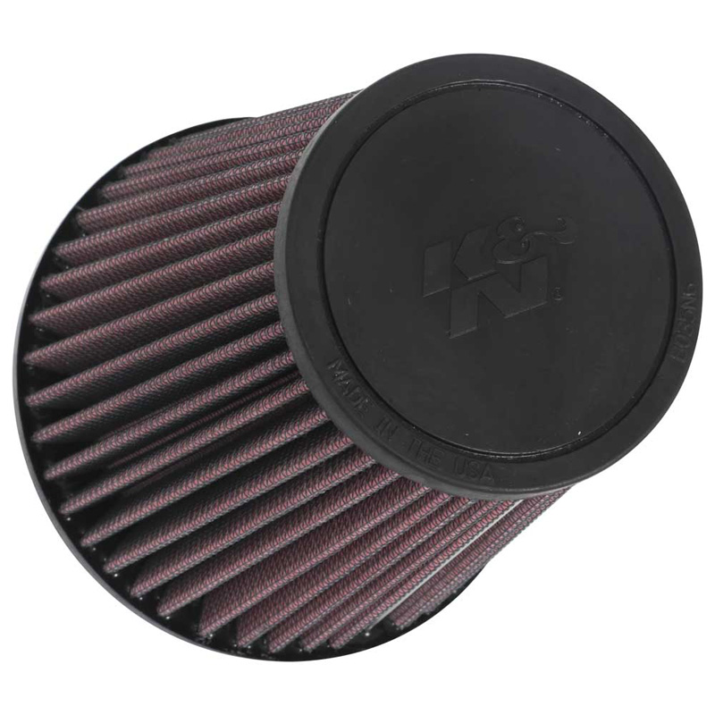 K&N Filtre à Air Universel Conique 70mm raccordement, 129mm de base, 89mm en haut, 140mm hauteur - (RU-5131)