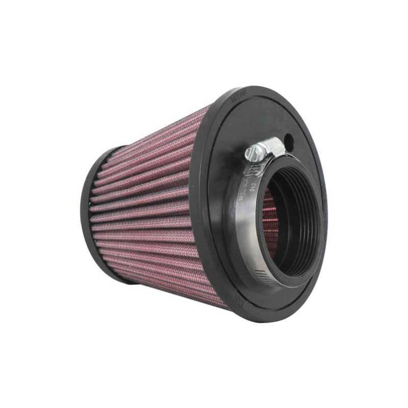 K&N Filtre à Air Universel Conique 60mm raccordement décentrée, 132mm de base, 89mm en haut, 110mm hauteur (RU-8490)