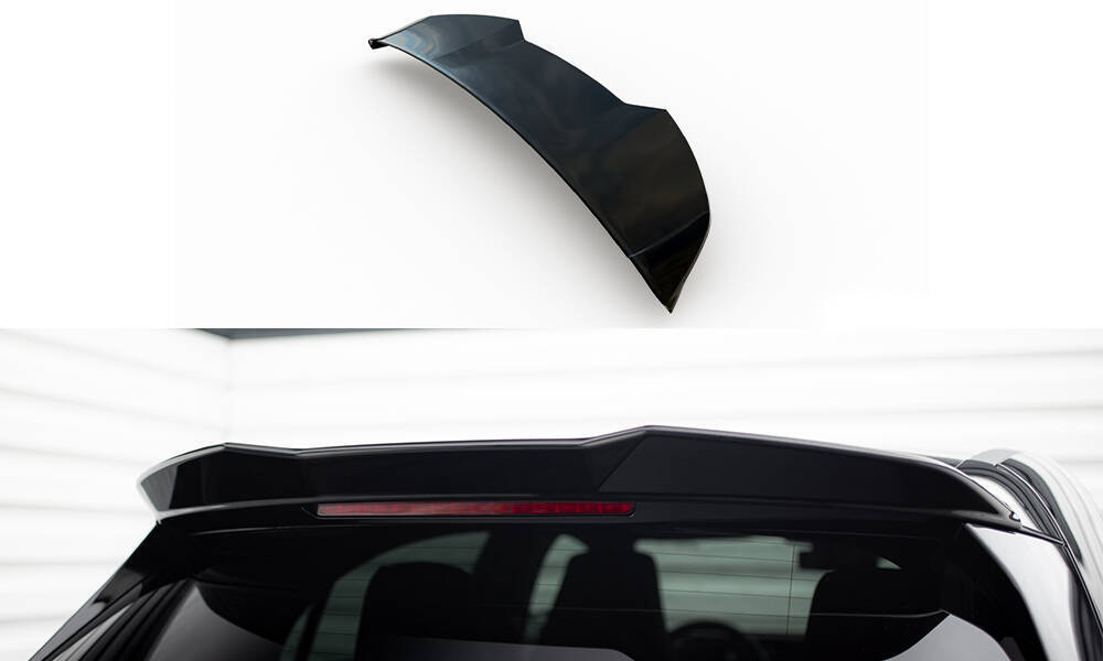 Spoiler Mercedes A Klasse AMG Pakket / A35 / A45 Maxton Glans Zwart
