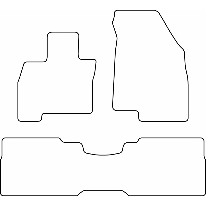 Set de tapis de sol en velours sur mesure pour Jaecoo J7 PHEV 2024-