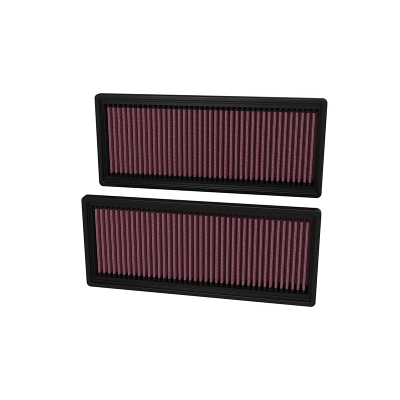 K&N Filtre à air de remplacement sur mesure pour Audi RS5 (FU_) 2024- (2 pièces) (33-5159)