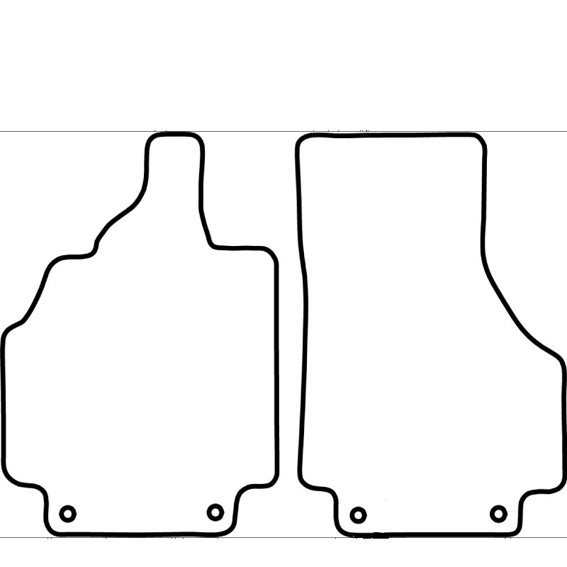 Set de tapis de sol en velours sur mesure pour Audi R8 2007-
