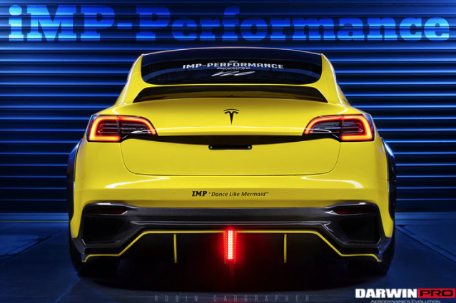 Tesla Model 3 IMPII Style Deels Carbon Fiber Full Body Kit 2021+