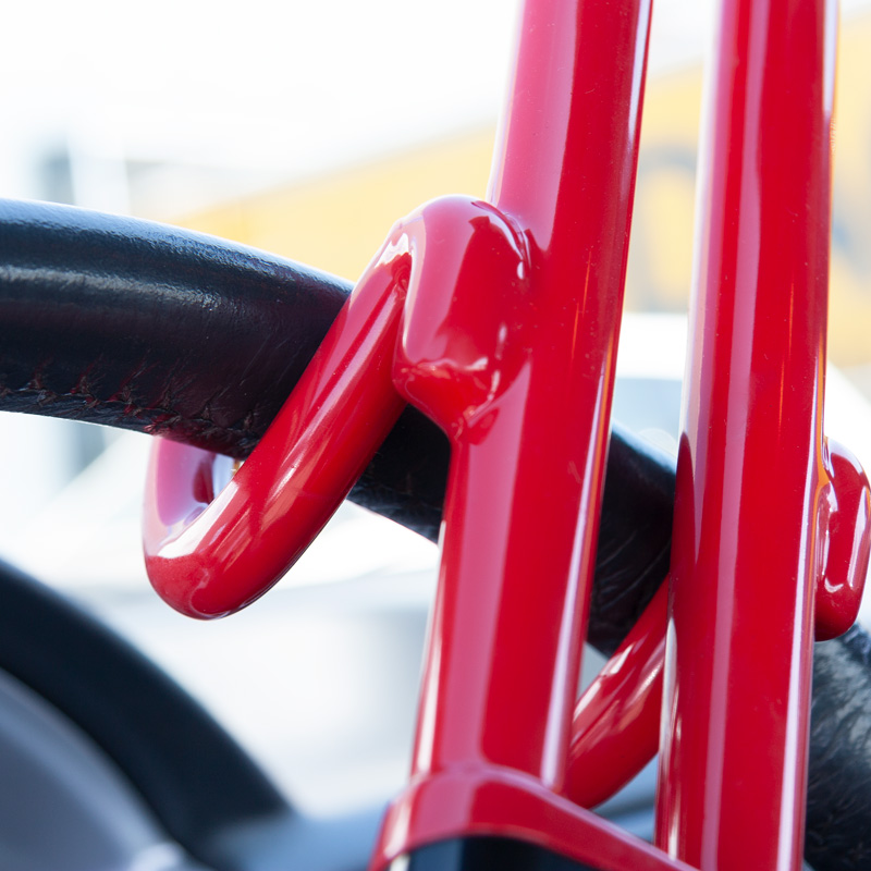 Verrou-volant anti-vol universel 'Heavy Duty' - Rouge