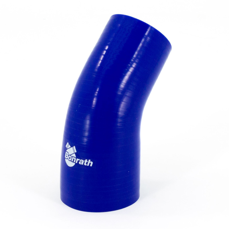 Bonrath Durite Silicone réducteur coudé 45 degré - Longueur: 50mm - Ø76>57mm