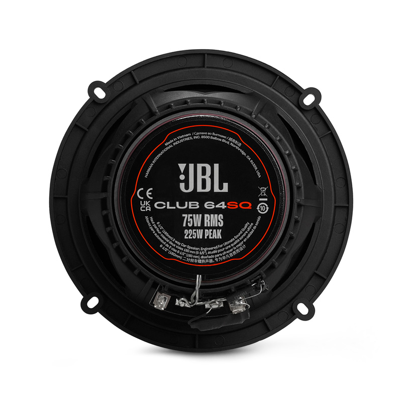 JBL Club Gen3 64SQ 6.5'' (16cm) Set de haut-parleur Coaxial - Sound Quality