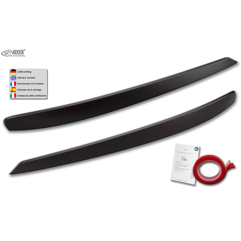 Spoilers de phares sur mesure pour Volkswagen Sharan & Seat Alhambra (7N) 2010-2022 (ABS)
