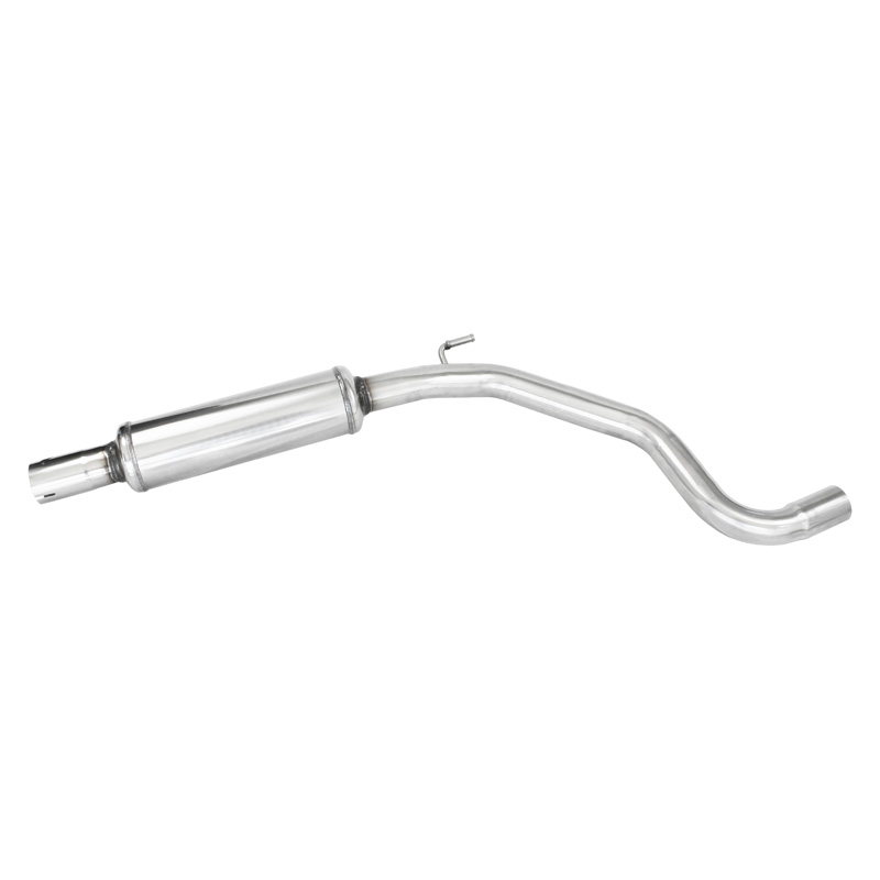 100% Inox Silencieux centrale sur mesure pour Opel Corsa E OPC 1.6i Turbo 207cv 2015- Ø 54,5