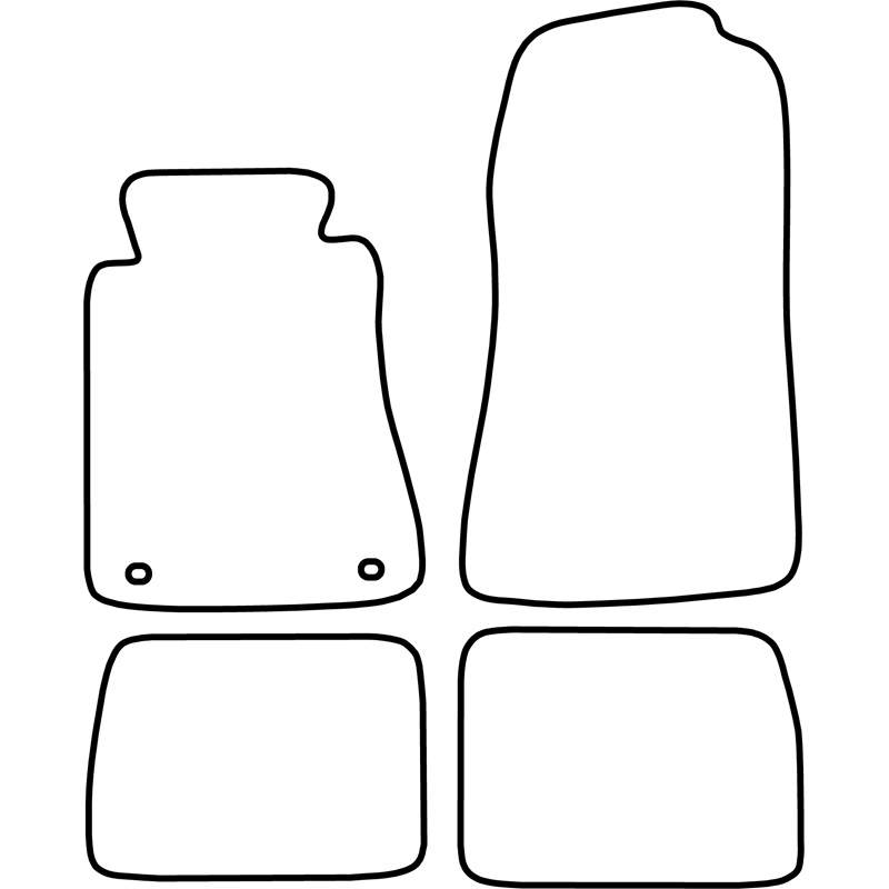 Set de tapis de sol sur mesure pour Mercedes 190 W201 1982-1993