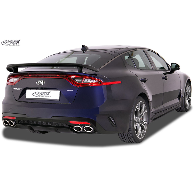 Jupes latérales 'Slim' sur mesure pour Kia Stinger (CK) 2018- (ABS noir luisant)