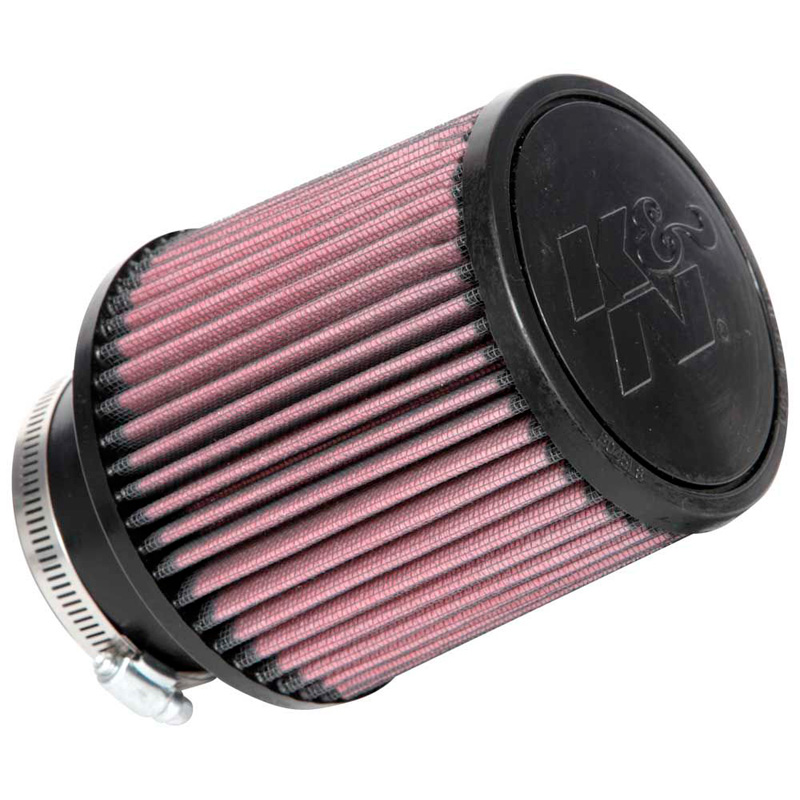K&N Filtre à Air Universel Conique 76mm raccordement, 127mm de base, 114mm en haut, hauteur 127mm (RU-3870)