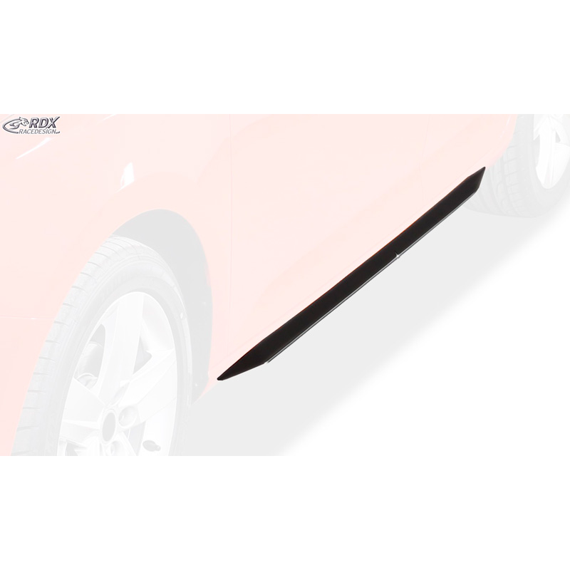 Jupes latérales 'Slim' sur mesure pour Skoda Scala (NW) 2019- (ABS noir luisant)