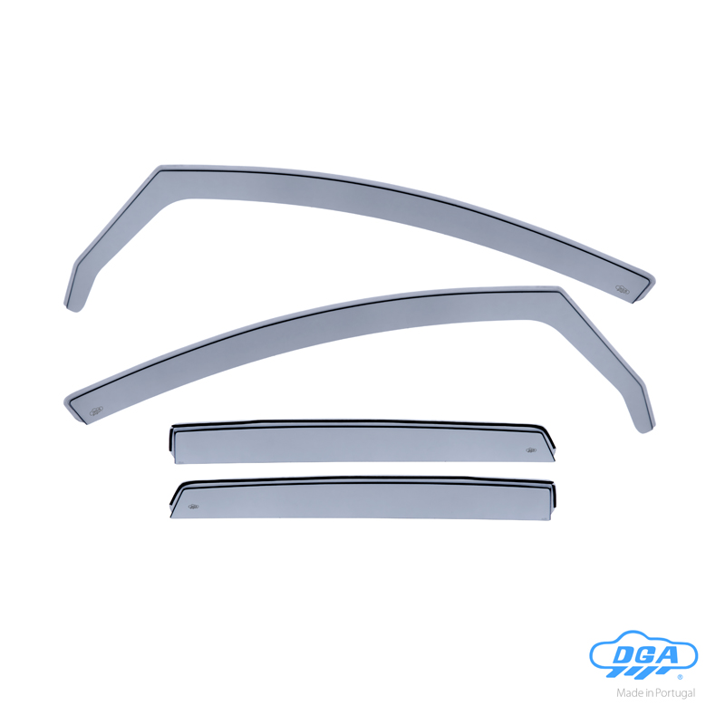 DGA Jeu de Déflecteurs d'Air sur mesure pour Opel Astra J HB 5-portes 2009-2015 (4-pièces)