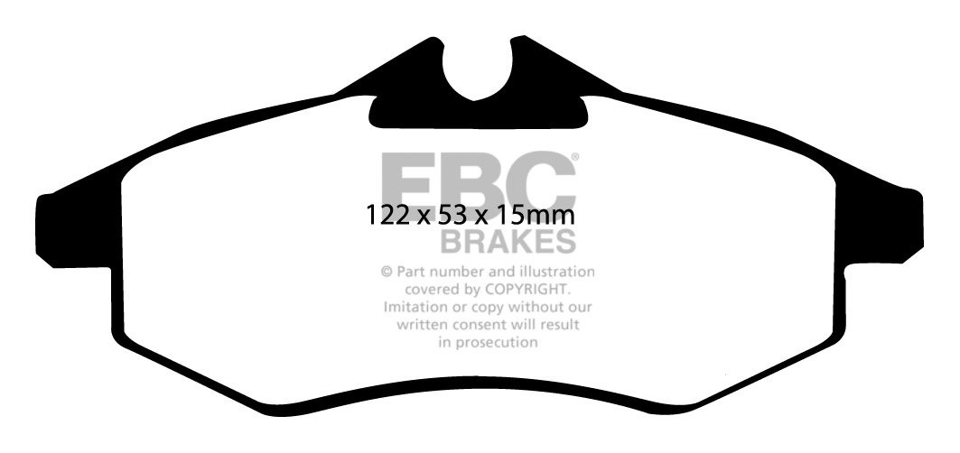 EBC Brakes VOLVO 260 2.8 80-82 Remblokken voorzijde