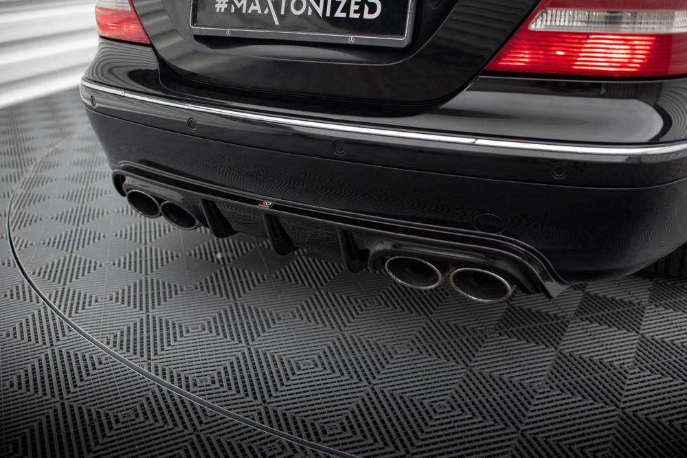Diffuser Mercedes-Benz CLK W209 2002 - 2005 Maxton Glans Zwart