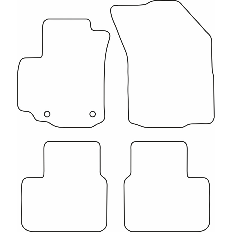 Set de tapis de sol sur mesure pour Suzuki SX-4 2006-2013