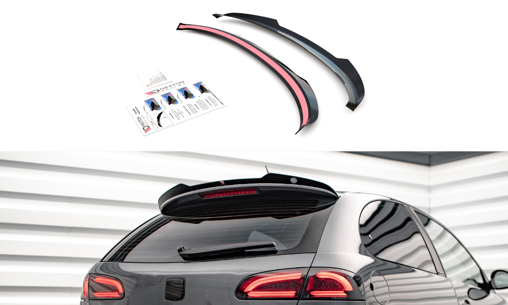 Spoiler Seat Ibiza Cupra MK3 Maxton Glans Zwart