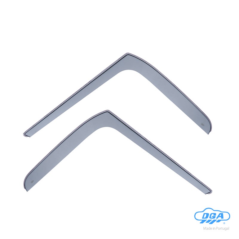 DGA Déflecteurs d'Air sur mesure pour Iveco Daily III/IV/V 2000-2014 & Nissan Interstar 2003- & Opel Movano A 1998-2010 & Renault Master/Mascott 1997-2010 (2-pièces)