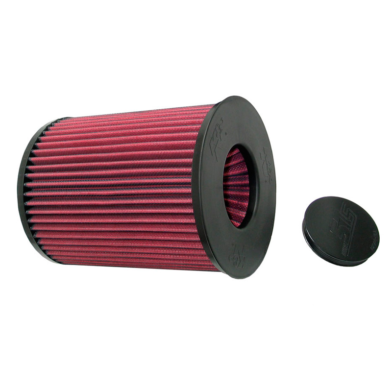 K&N Filtre à air de remplacement 70mm raccordement, 146mm de base, 151mm en haut, hauteur 195mm (E-9289)