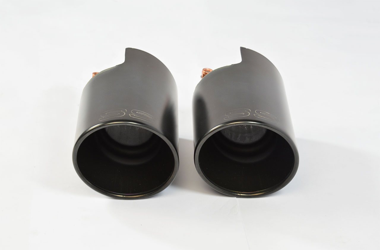 ALFA ROMEO STELVIO 2.0i Turbo Q4 (280 Hp) 2017 Endpipe kit Right OO100 - Left OO100 "Black"