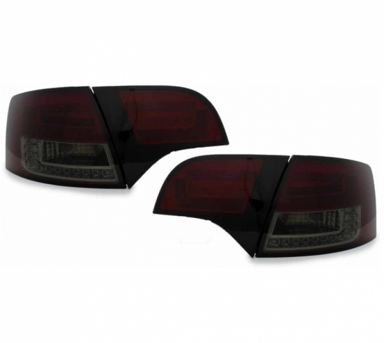 Taillights fits Audi A4 8E B7 04-08 Avant Dynamic LED black/smoke