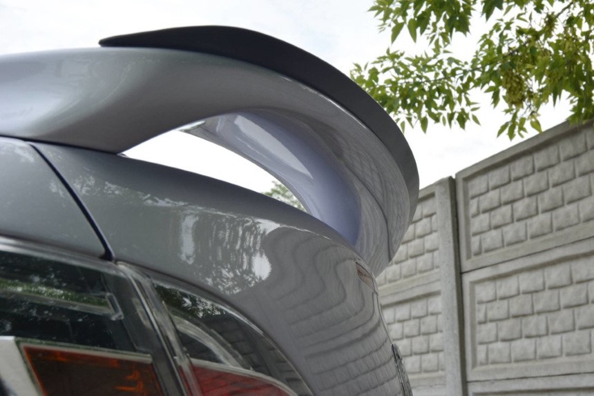 Spoiler uitbreiding Mazda 6 Mk2 sport (GH-SERIES) Maxton Design glans zwart